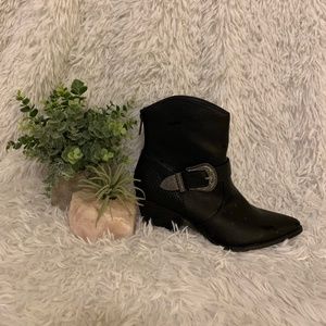 Western ankle bootie
